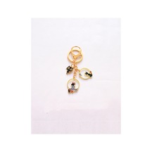 Sevimli Cadı Kiki Metal Charm Anahtarlık Kedili Çok Renkli Çok Renkli