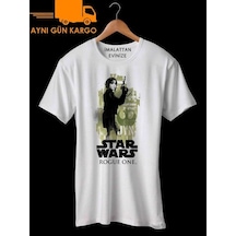 Star Wars Rougue One Baskılı Tişört Ücretsiz Kargo