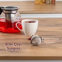 Porsima Paslanmaz Çelik Bitki Çayı Demleme Süzgeci