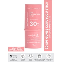 Bade Natural Pembe %100 Mineral Filtreli Ve Doğal Güneş Koruyucu Stick 30 Spf Kalaminli