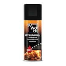 Fawori 400 Ml Isıya Dayanıklı Sprey Boya Siyah Siyah 400 ML