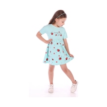 Toontoy Kids Toontoy Kız Bebek Ladybug Girl Uğur Böcek Baskılı Elbise Açık Lila