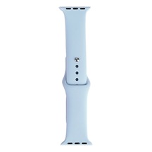 Watch 44mm Band Serisi Klasik Kordon Silikon Strap Kayış-custom Sky Blue