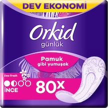 Orkid Pamuksu Deo Fresh Günlük Ped 80'li