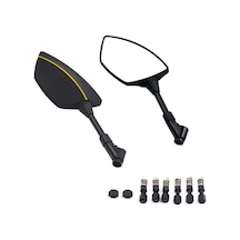Premium Universal Motosiklet Aynası Sarı Obak