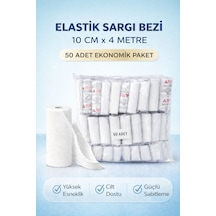 Elastik Sargı Bezi 10 Cm X 4 M 50 Adet.