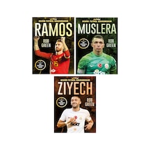 Dokuz Benim Futbol Kahramanım Ramos - Muslera - Ziyech Poster Sticker Futbolcu Kartı Hediyeli