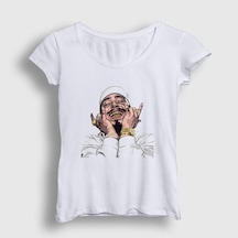 Noıssey Kadın Beyaz Laugh Post Malone T-shirt 304310tt