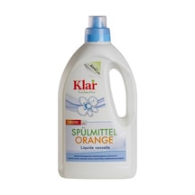 Klar Organik Portakal Kokulu Elde Sıvı Bulaşık Deterjanı 1500 ML