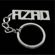Azad - 888 - - Nazblsmm - İsimli Anahtarlık Çok Renkli