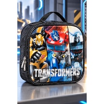 Transformers Optimus Prime Cybertron Beslenme Çantası Çocuk Okul Yemek Çantası 22x22x10 Cm Çok Renkli