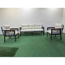 3+1+1 Melisa Balkon-bahçe-kafe Çay Seti Koltuk Oturma Takımı-oturma Grubu,ofis Koltuğu Krem