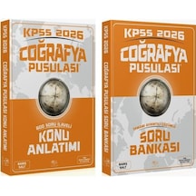Cba Yayınları 2026 Kpss Coğrafya Pusulası Konu Anlatımı + Soru Bankası 2 Li Set - Barış Salt
