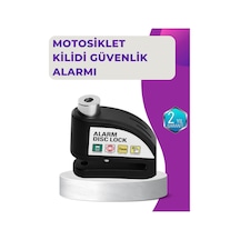 110 Db Alarm Disk Kilidi Motosiklet Scooter Bisiklet Güvenlik Najmaddin