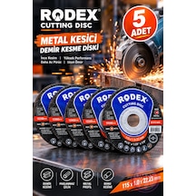 5 Adet Metal Kesici Demir Kesme Diski 115x1,0x22,23 Mm İnce Taş Spiral Demir Kesici Disk
