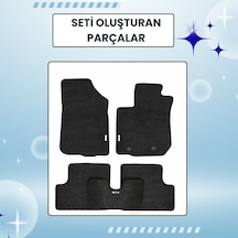 Bmw X4 Serisi F26 2014-2018 Uyumlu Araca Özel Tam Takım Eva Oto Paspas Seti Ss