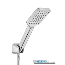 Ar & Yak Terra Mafsallı Üst Takım 3 Fonksiyonlu Duş Başlığı Krom