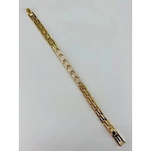 Renk Pirinç Cm Bileklik 17+2 Cm - Kbl0535 Altın