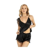 Primoda Aria's Closet Vişne Saten Şort Takımı 9205 Vişne