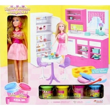 Mey İthalat Linda'nın Mutfağı Oyun Hamuru Seti Pembe