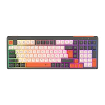 Lecoo GK104 3 Modlu Kablosuz RGB 104 Tuş Membran Türkçe Q Gaming Oyuncu Klavyesi