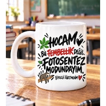 Biyoloji Öğretmeni Hediye Kupa- Öğretmenler Günü Özel Tasarım Beyaz