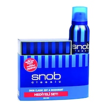 Snob Classic Erkek Parfüm EDT 100 ML + Deodorant 150 ML x 6