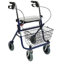 Metal Rollator Walker Kalın Tekerlekli