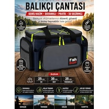 Fish Bull Cepli Balıkçı Çantası Gri Renk