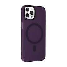 Joko Apple iPhone Uyumlu  14 Pro Max Uyumlu Tuna Pc Slim Magsafe Kapak - Derin Mor