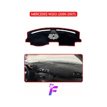 Mercedes W203 2000-2007 Uyumlu Torpido Örtüsü Yansıma Önleyici Kolay Montaj Tam Koruma H21