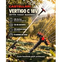 Castellari Vertigo L 18v Bataryalı Zeytin Hasat Makinesi