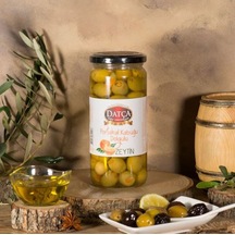 Datça Portakal Kabuğu Dolgulu Yeşil Zeytin 480 G