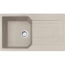 Franke Urban Ubg 611-86 Granit Eviye. Sahara. Tezgah Üstü. Tek Hazne. Damlalıklı. 86 x 50 CM