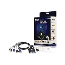 Aten Cs22U 2Port Usb Manual Kvm Switch 2Pc / 1 User Usb