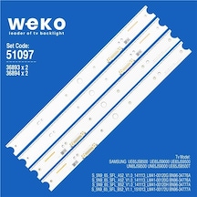 Wkset-6097 36893x2 36894x2 S 5n9 65 Sfl A52/b52 4 Adet Led Bar 52led Tvnizin İçindeki Led Barla Aynısı Olduğunu Görmeden Almayınız. Led Bar Ürünlerinde Paket Açıldığında İade Kabul Edilmemektedir.