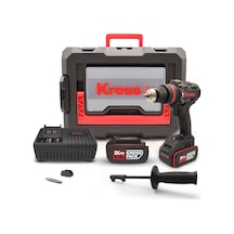 Kress KUC33.1 20V/5.0AH Li-ion 95NM Çift Akülü Profesyonel Şarjlı Darbeli Matkap