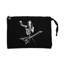 Children Of Bodom Alexi Laiho Siyah Astarlı Cüzdan / El Çantası Siyah