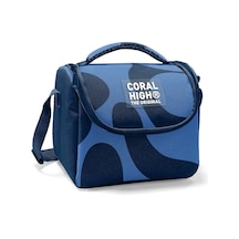 Coral High Beslenme Çantası 22788, Erkek Çocuk, Lacivert Mavi Renkli Çizgili, Isı Yalıtımlı Mavi - Lacivert
