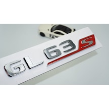 Dk Tuning Gl63s Bagaj Krom Kırmızı Abs Yazı Logo Benz İle Uyumlu
