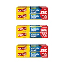 Buzdolabı Poşeti Küçük Boy 160'lı X 3 Adet