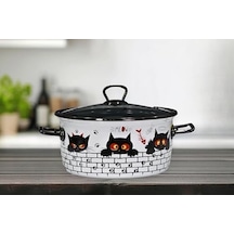 Cat Emaye Kızartma Tenceresi 22 Cm 12v