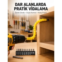 Zenvia 12 Parça Akrobat Bits Seti Çok Amaçlı Vidalama Dayanıklı Çelik Yeni Nesil Znv2026