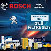 Peugeot 307 1.6 Bosch  Filtre Bakım Seti 2000-2009 (495584611)