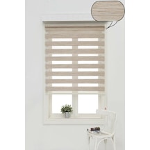 Sütlü Kahve Bambu Zebra Modern Perde