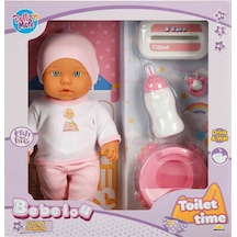 1030141 Sesli Tuvalet Zamanı Bebek Seti 32 Cm -nessiworld