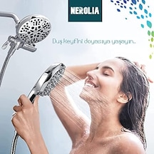Bath Duş Seti / 3 Fonksiyonlu Duş Başlığı Ve 175cm Duş Hortumu Başlık Ve Hortum Değişkenlik Gösterebilir Beyaz