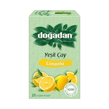 Doğadan Yeşil Çay Limonlu 20'li Poşet Çay 35 G - 3 Adet Tarı 34 G
