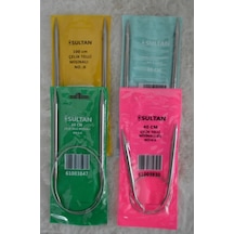 Çelik Telli Misinalı Şiş 6 No 4 Lü Set