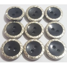 Siyah Renk 13mm. 9 Adet Düğme
